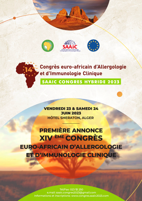 14ème Congrès Euro-Africain d'Allergologie et d'Immunologie Clinique 